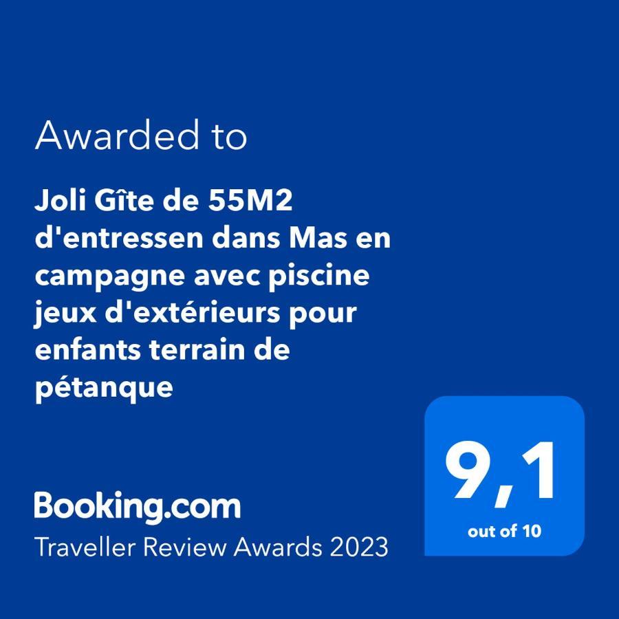 Offrez-Vous Un Sejour Dans Notre Gite A Entressen Une Grande Piscine Pour Se Rafraichir ,Un Espace De Jeux Pour Enfants Pour Des Heures De Divertissement Un Terrain De Petanque Pour Des Parties Endiablees Bagian luar foto